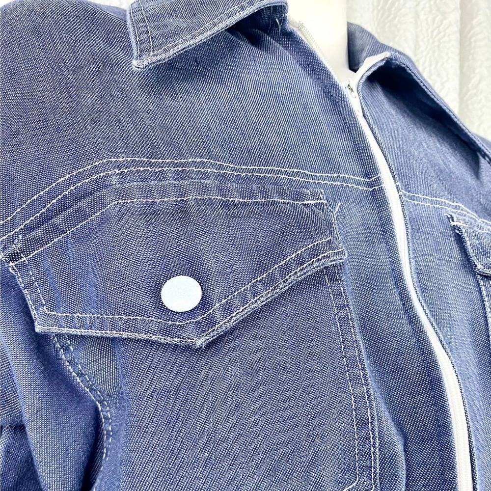 Vintage Goodyear Racing Jacket, Dagger Collars, Vintage Racing Gear, Size Medium - Picture 6 of 11